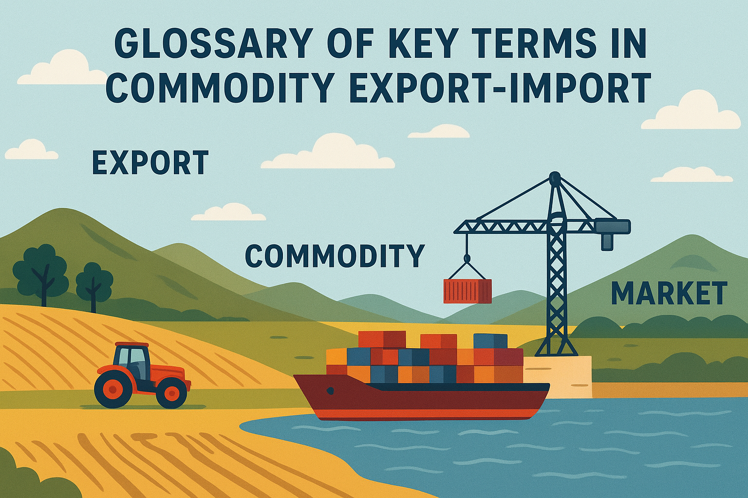 Glossary of Key Terms in Commodity Export Import