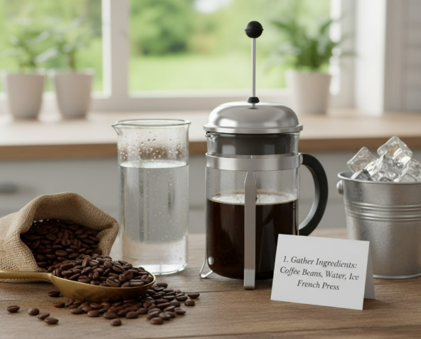 How to Make Iced Coffee with French Press 1 how to make iced coffee with french press